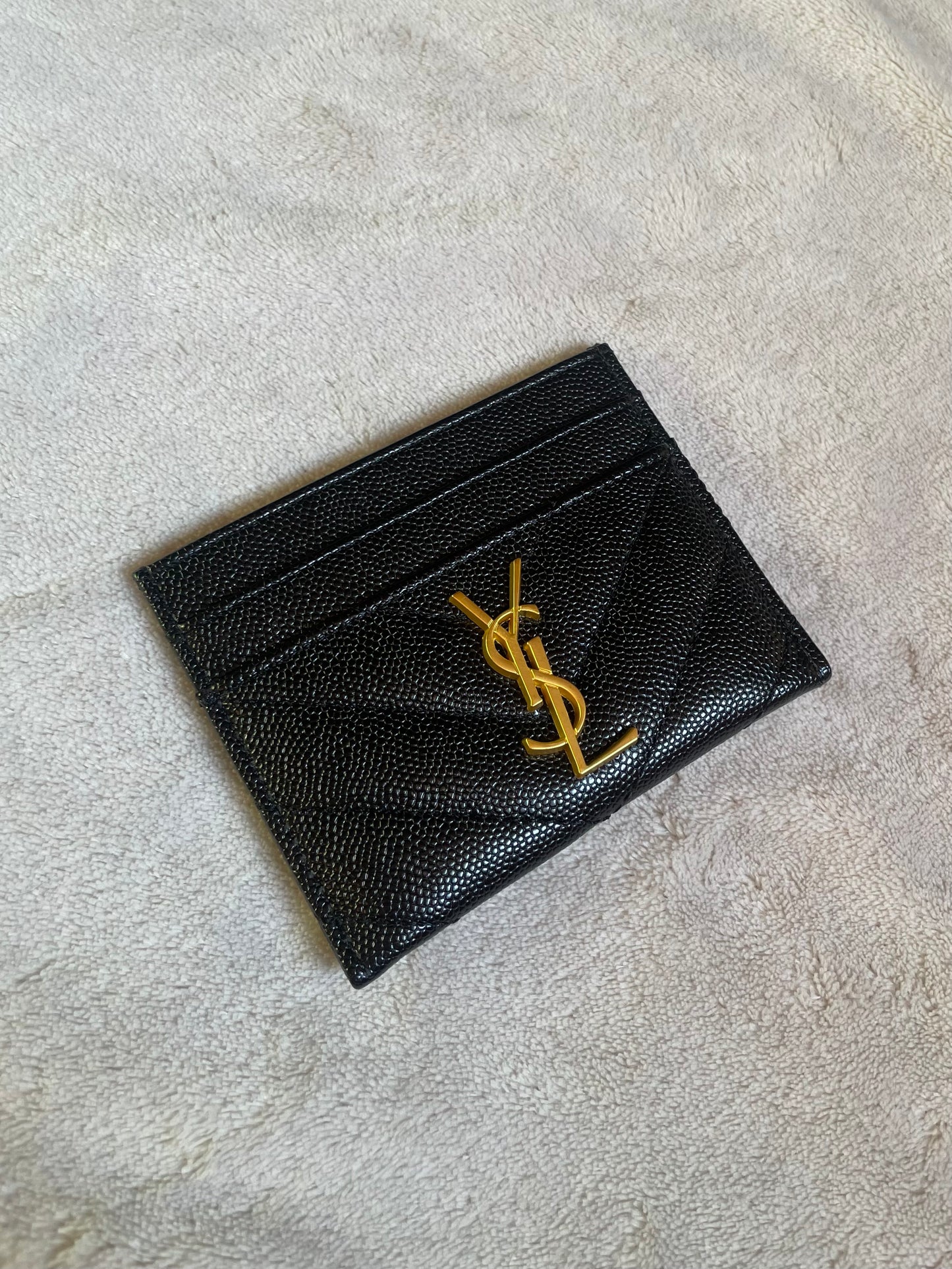 YSL Wallet Black