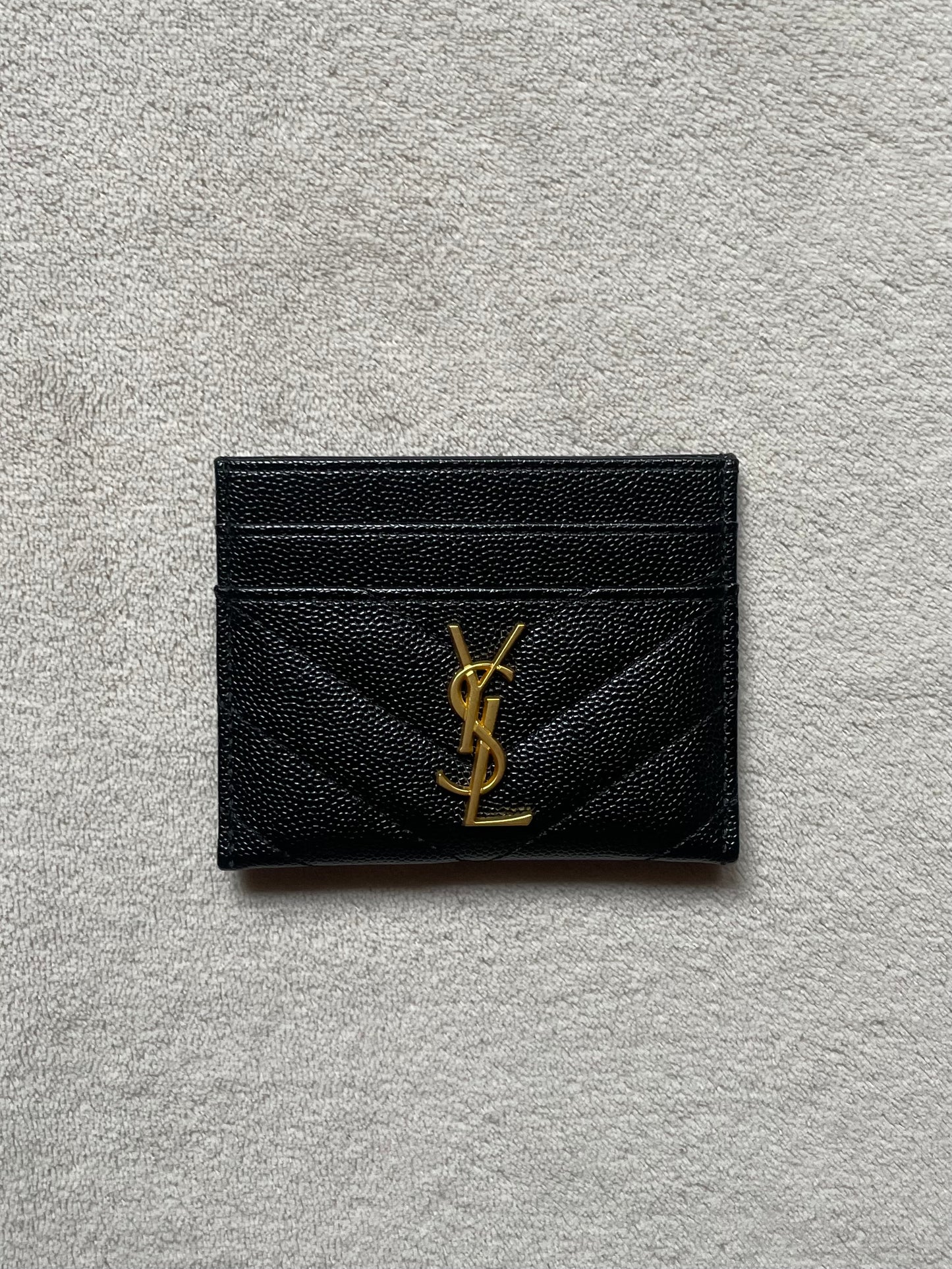 YSL Wallet Black
