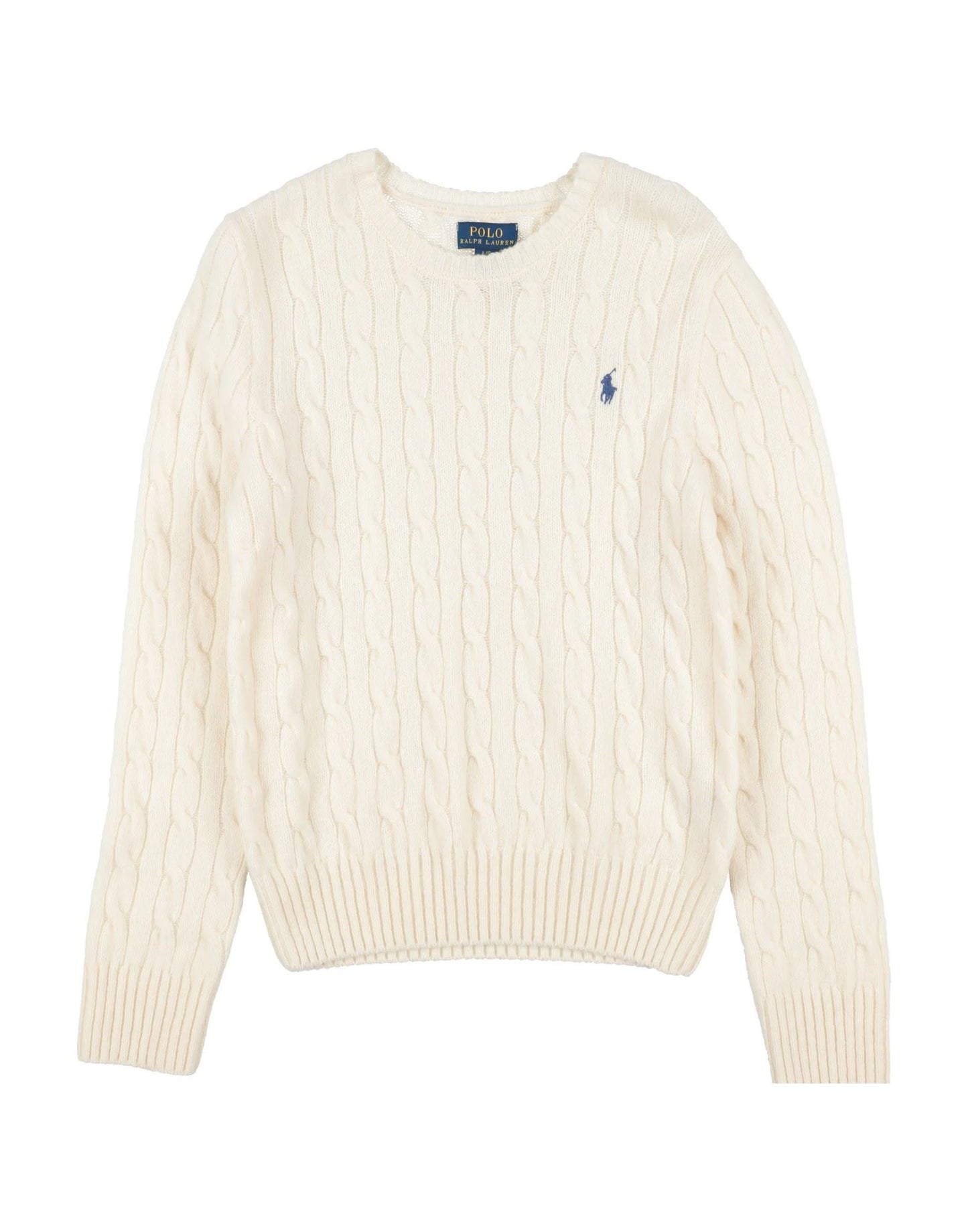 RL Cashmere Sweater White