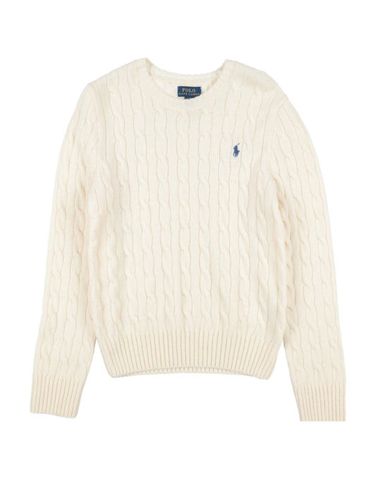 RL Cashmere Sweater White