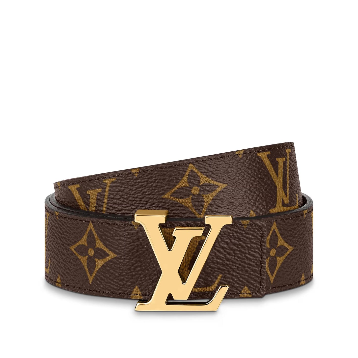 LV Monogram Belt Brown