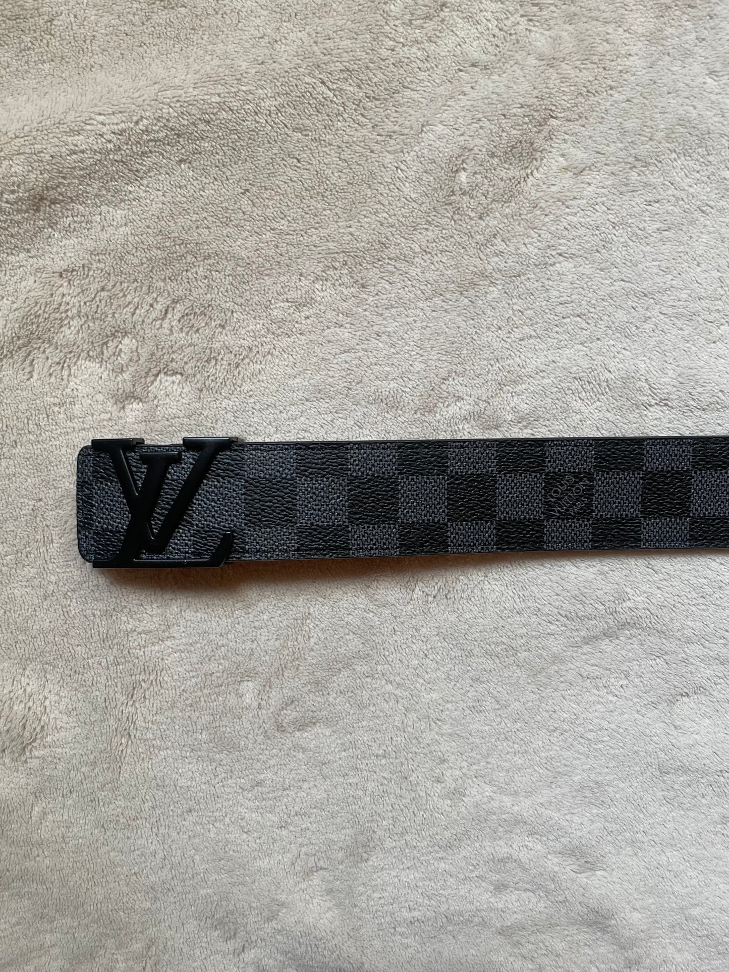 LV Monogram Belt Black