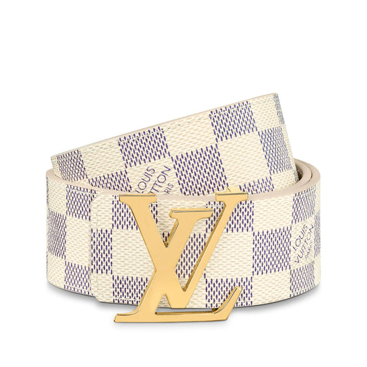 LV Monogram Belt White